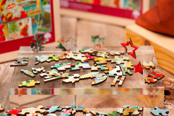 Okoboji Wooden Christmas Puzzle (2015)