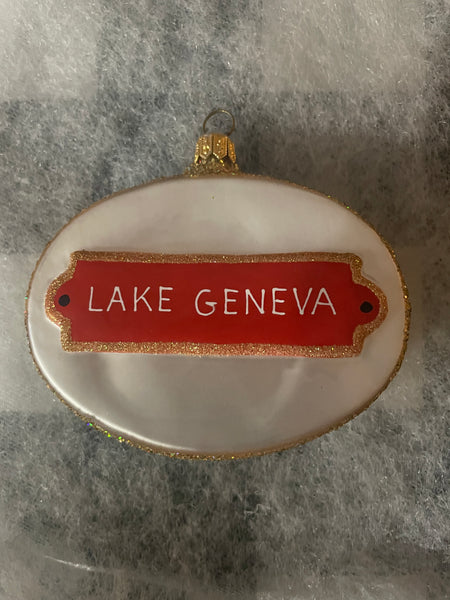 Lake Geneva ornament