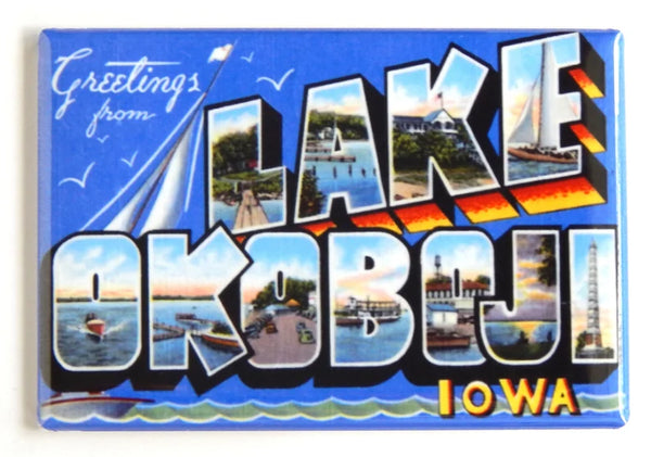 Lake Okoboji Postcard Ornament (2014)