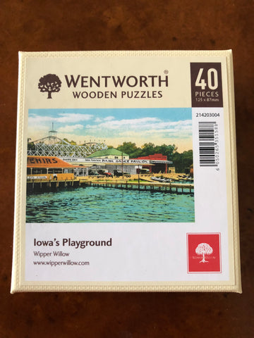 Iowa's Playground wooden micro puzzle - IN STOCK 2023